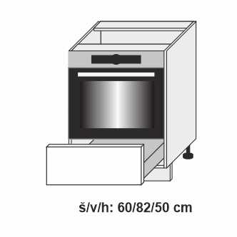 kuchyňská skříňka dolní OPTIMUM BÍLÁ D11K/60 KOMPAKT R - bílá alpská                                                                                                                           