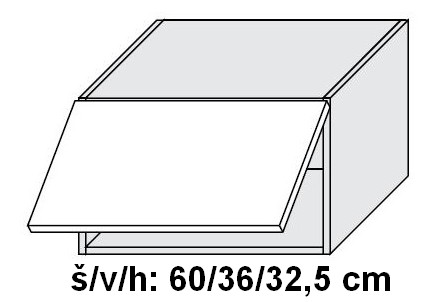 Horní skříňka OPTIMUM BÍLÁ 60 cm                                                                                                                                                                       