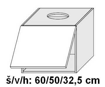 Horní skříňka SIGNUM BÍLÁ 60 cm                                                                                                                                                                       