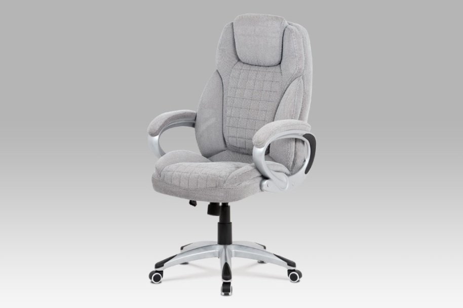 Židle kancelářská světlá šedá KA-G196 SIL2