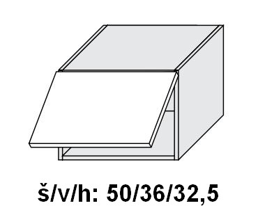 Horní skříňka ESSEN TREND bílý akryl lesk 50 cm