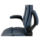 Kancelářská židle modrá KA-Y344 BLUE