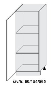 kuchyňská skříňka dolní vysoká SIGNUM BÍLÁ D5D/60/154 - bílá alpská                                                                                                                                   