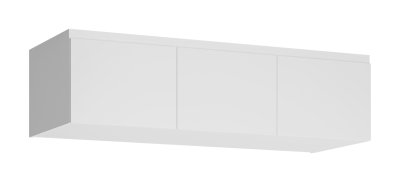 Nástavec na skříň 3D bílá alpská BOSTON S17