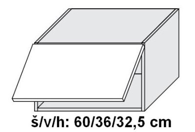 Horní skříňka SIGNUM BÍLÁ 60 cm                                                                                                                                                                       