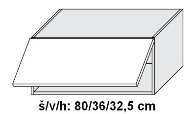 Horní skříňka SIGNUM INDIGO 80 cm                                                                                                                                                                       